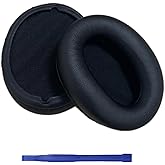 Axuzsyx Ear Pads Replacement for WH-CH710N Noise Canceling Headphones, Ear Cushion Pads Cushion with Soft Protein Leather and Memory Foam for Sony WH-CH700N, WH-CH710N, WH-CH720N(Black)