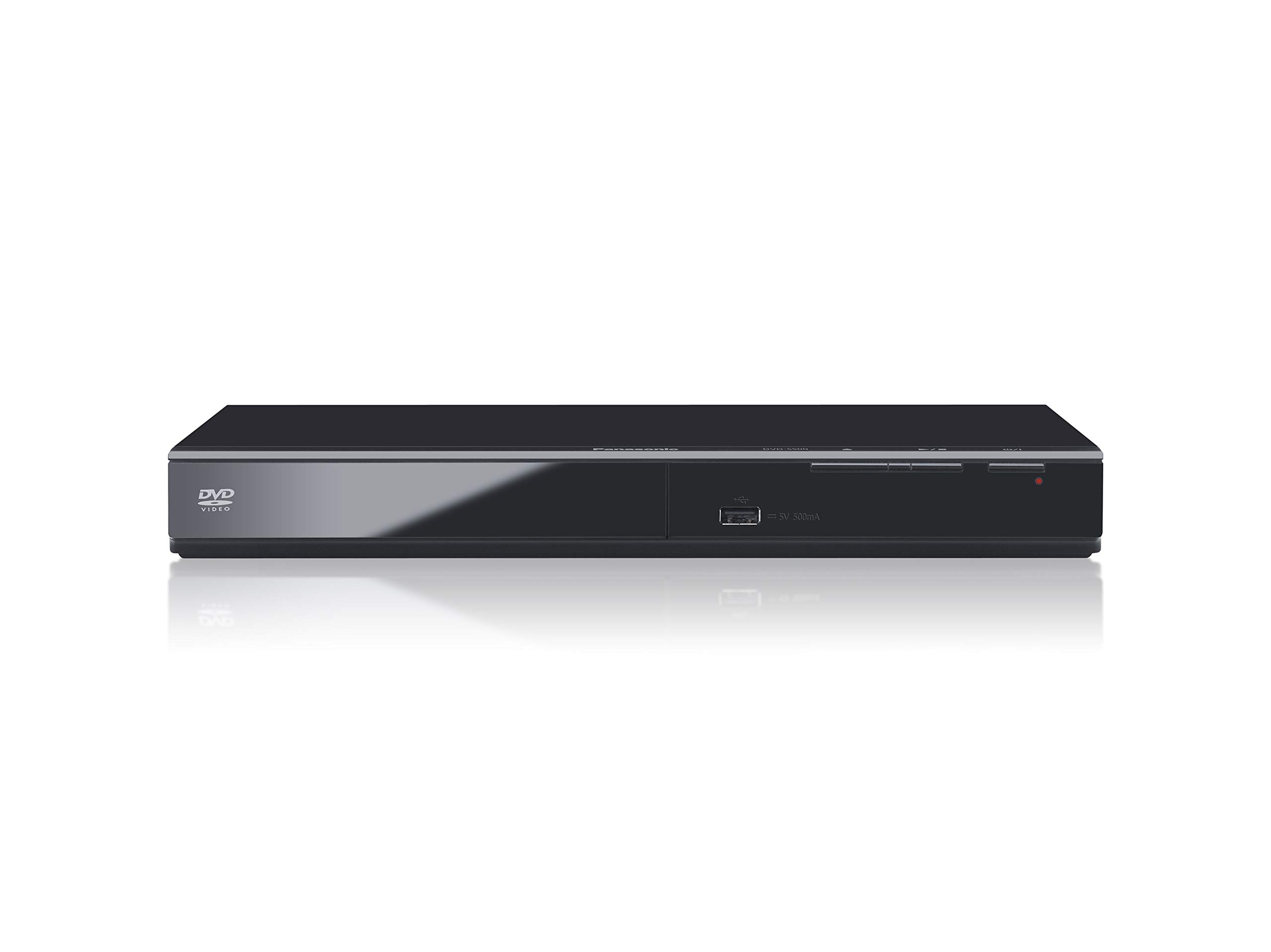 Panasonic DVD-S500EB-K DVD player for TV, Multi Format Playback, USB, CD & MP3 Playback, Photo Slide Show, Power Resume, Dust Proof Compact Design