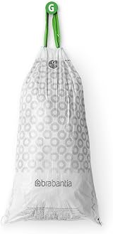 Brabantia PerfectFit Bin Liners Size G 23-30 Litre 40 Bags with Tie Tape view 3