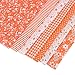 Souarts Quilting Patchwork Fabric Fat Quarter Bundles Fabric for Scrapbooking Cloth Sewing DIY Crafts Pillows25x25cm 7pcs