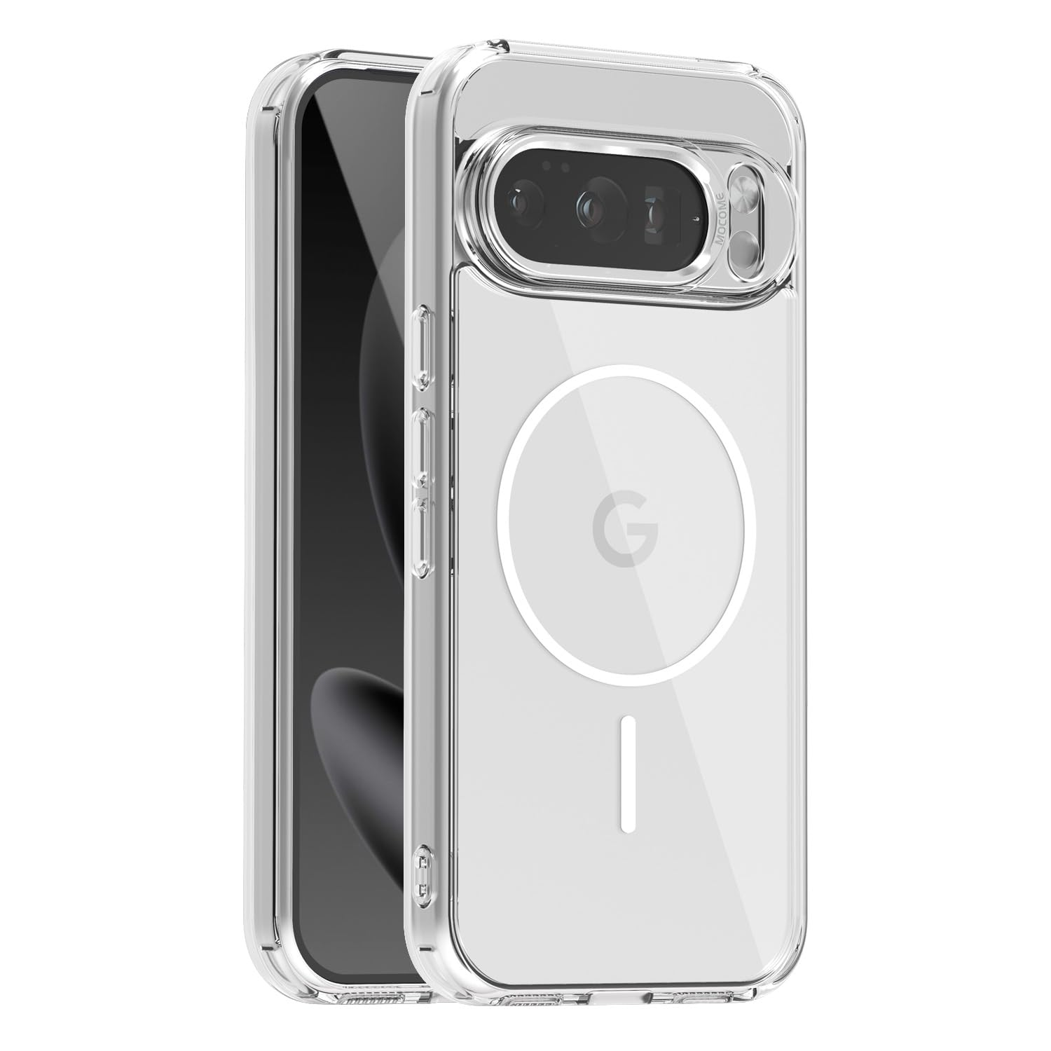 Photo 1 of Lunivop Compatible with Google Pixel 10 Pro Case/Pixel 10 Case 6.3 '' Clear [Compatible with Magsafe Wireless Charging ] Magnetic Yellowing Resistant for Pixel 10/10 Pro Rugged Cases Clear