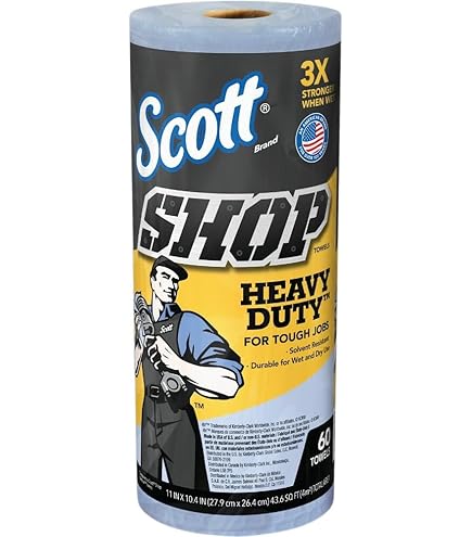 Scott Shop Original Heavy Duty Towels (32992), Blue, Cloth-like