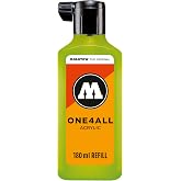 MOLOTOW ONE4ALL Acrylic Paint Refill, For ONE4ALL Paint Marker, Grasshopper, 180ml Bottle, 1 Each (692.221)