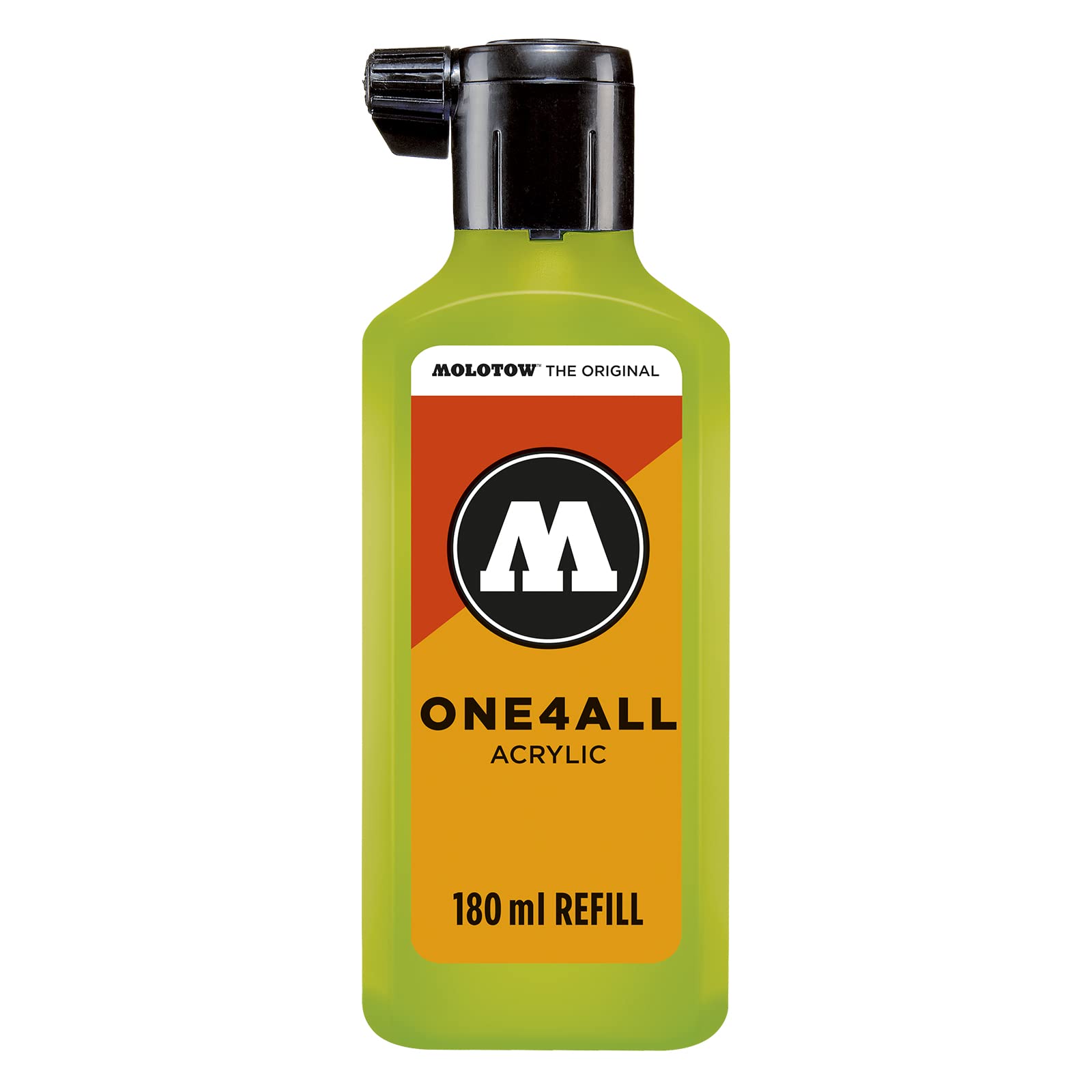 MOLOTOW ONE4ALL Acrylic Paint Refill ONE4ALL Paint Marker, Grasshopper, 180ml Bottle, 1 Each (692.221)