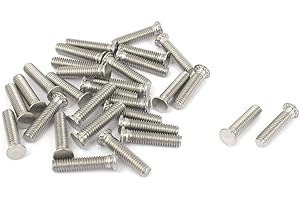 uxcell M4x18mm Flush Head Stainless Steel Self Clinching Threaded Studs 30pcs