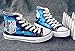 Attack on Titan Shingeki No Kyojin Wings of Freedom Cosplay Shoes Canvas Shoes Sneakers Luminous Blue