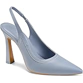 DKNY Womens Cinette Pointed Toe Slingback Dress Pump with Logo