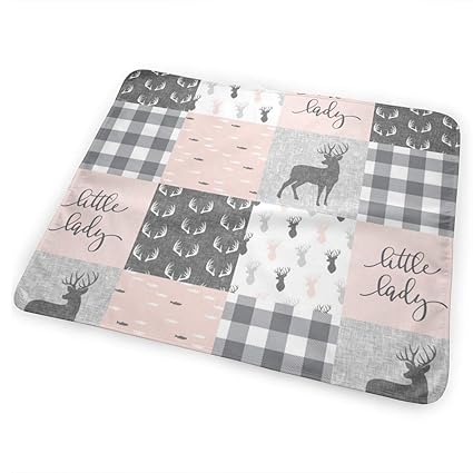 Little Lady Woodland Wholecloth Patchwork - Light Pink U0026 ...