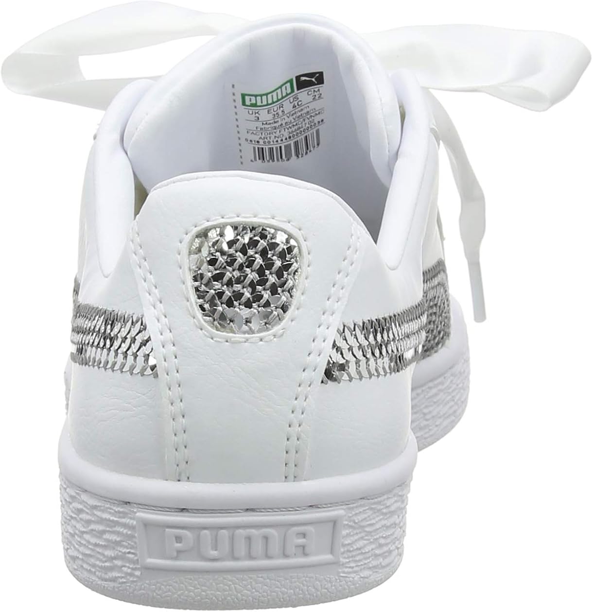 puma basket heart bling jr