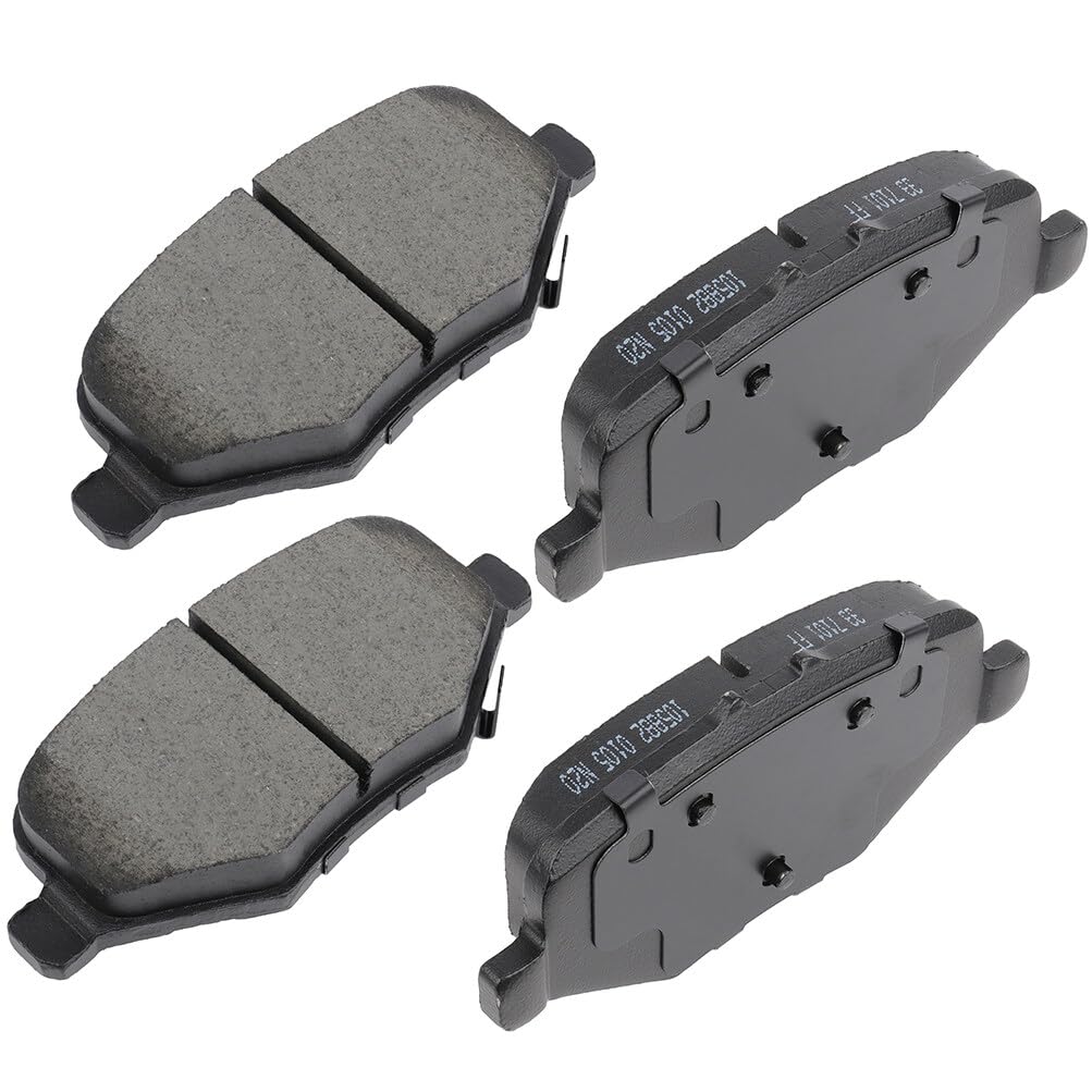 cciyu D1612 Rear Ceramic Disc Brake Pads Kit For