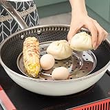 2 Pack Stainless Steel Round Steam Rack 20cm 22cm Steamer Basket view 6