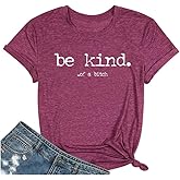 Qrupoad Womens Be Kind of A Bitch T Shirt Funny Saying Sarcastic Gifts Graphic Tees Shirts