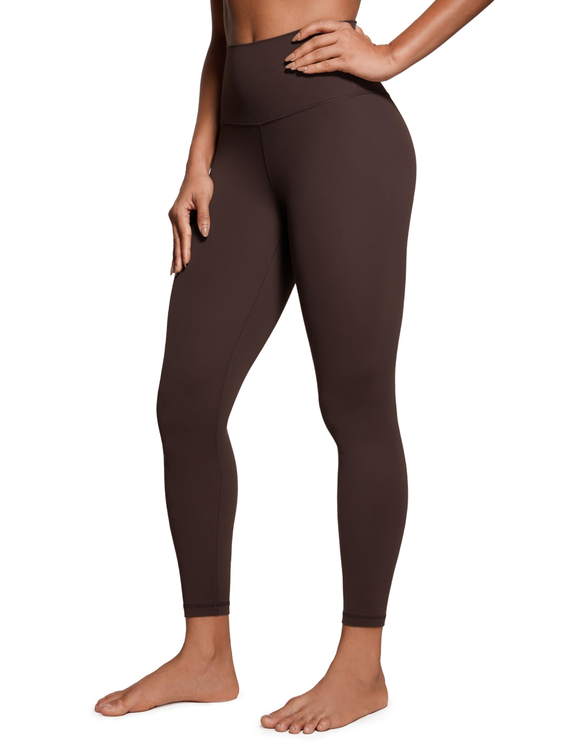 Photo 1 of CRZ YOGA Butterluxe High Waisted Lounge Legging 25" - Buttery Soft Workout Yoga Pants for Women Hot Fudge Brown XX-Small