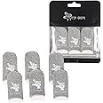 Finger Sleeves for Gaming, Premium Thumb Sleeves Mobile Gaming, PUBG Fortnite Finger Sleeve, Gaming Finger Sleeve, Finger Gloves for Gaming, Tip Grips (Gray/White)