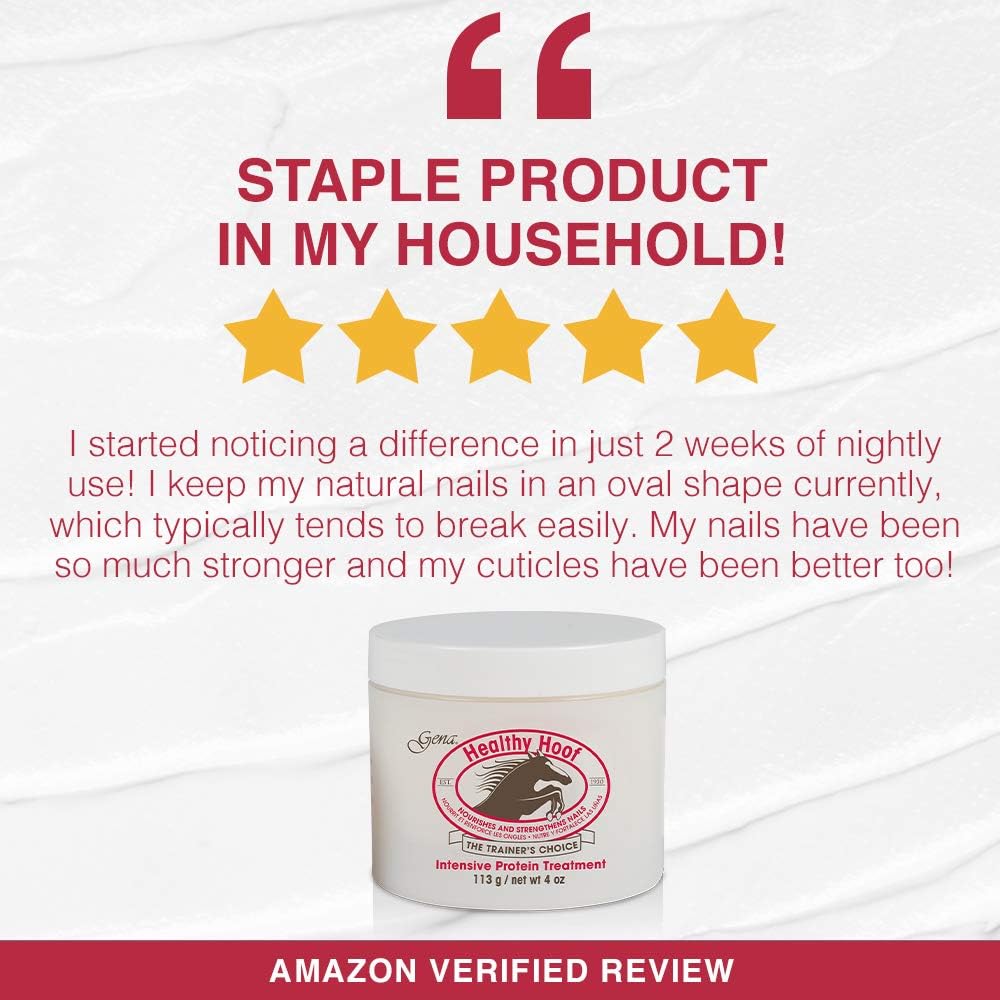 Gena Healthy Hoof Cream Complete Cuticle and Nail Care, to Moisturize, Condition and Treat Cuticles and Strengthen Nails: Beauty