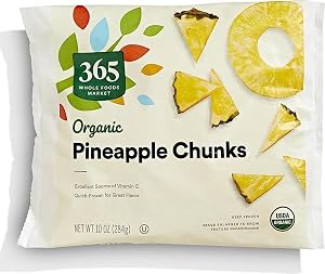 365 by Whole Foods Market Organic Pineapple Chunks, 10 OZ