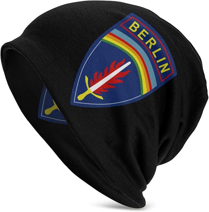 Amazon JINGUImao US Army Berlin Brigade Patch Unisex Warm Hat Knit 