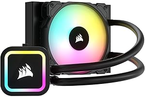 Corsair H60x RGB Elite Liquid CPU Cooler - 16 Dynamic RGBLEDs - SP120 Elite Series PWM Fan with AirGuide Technology - Intel® 