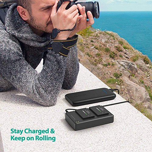 6 RAVPower+Battery+Charger+Batteries+1000mAh