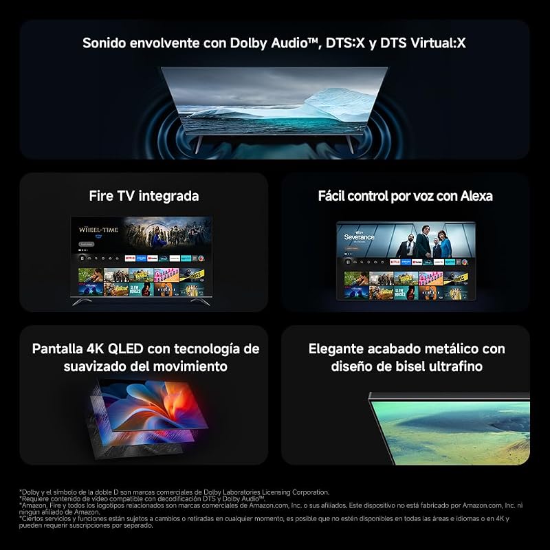 TV F Pro 43 Pulgadas (109 cm), 4K UHD Smart TV Fire OS8 HDR10 L43MB-FAVEU — foto 2 de 8