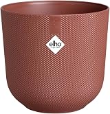 elho Jazz Round 14 cm Flower Pot Red Tuscan Red 100% Recycled Plastic view 1