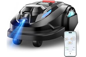 YARDCARE N1600 PRO Robotic Lawn Mower – High Precision Mapping, Advanced Navigation,0.4 Acre Coverage, APP Smart Control, Multi-Zone Mowing, Ordered Cutting Path, Smart Robot Lawn Mower for Yards