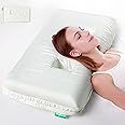 ibigbean Ear Pillow - Memory Foam Piercing Pillow with Ear Hole - with Satin Smooth Pillowcase - 26''L x 15''W x 4''H - Come with Backpack