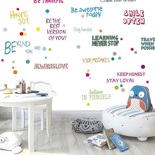 Motivational Phrases Wall Decals Child Inspirational Quotes Wall