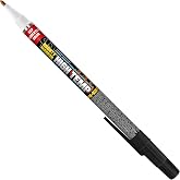 Mighty Marker PM-92HT High Temperature Marker, Extra Fine, Bonus Tips, 3ml, Valve Action, Marks Stand Up to 2000&deg;F, For Metal Glass Ceramics, Cap with Clip, Manufactured in USA, 4 Pack (Black)