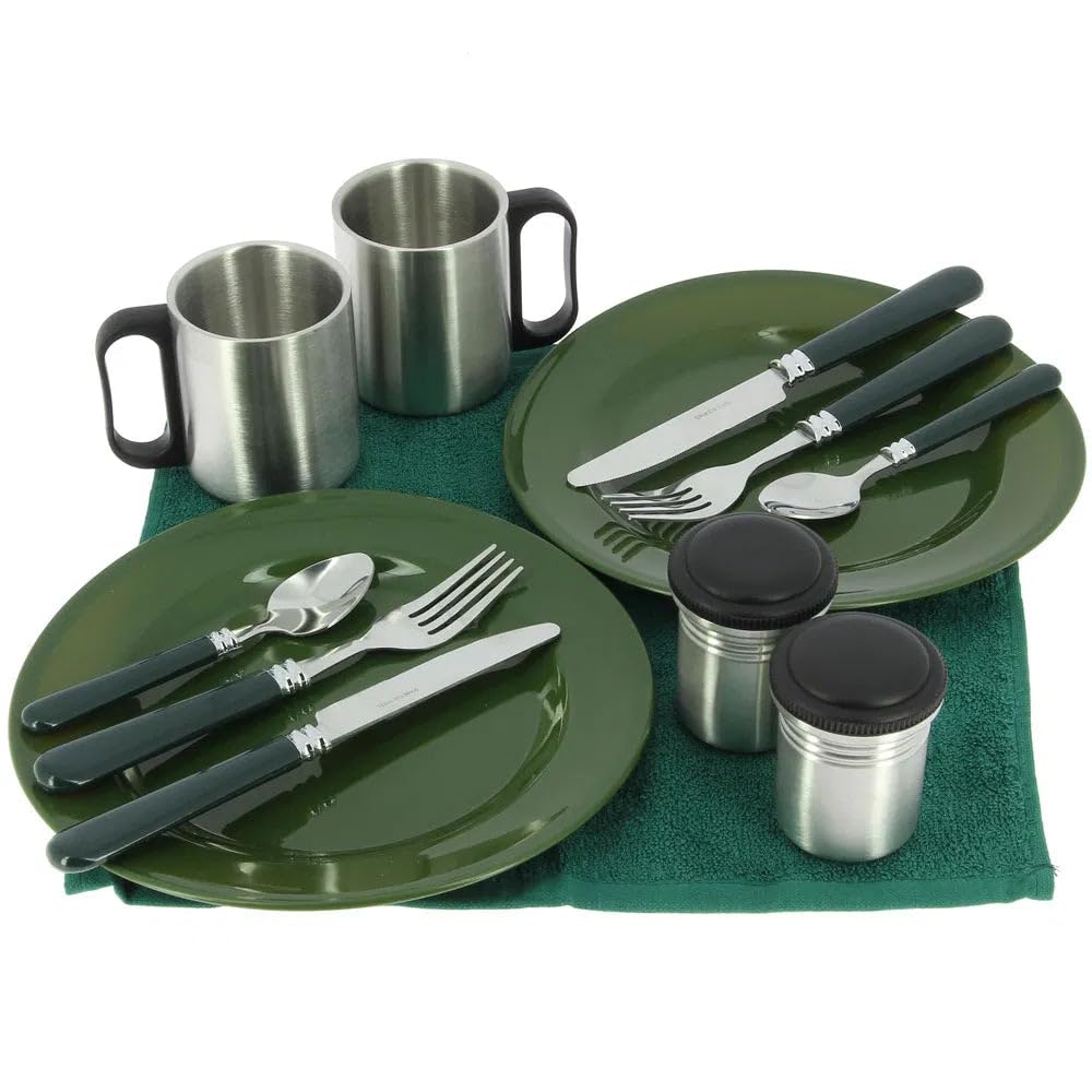 NGT Deluxe Cutlery Set - Green, One Size