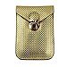 OOOUSE Universal PU Leather Cellphone Bag Pouch for iphone 5 5S,Samsung Galaxy Note 2 ,Galaxy S3 , S4 / Htc One / Motorola / Nokia Lumia (Gold)