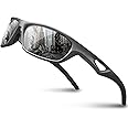 RIVBOS Polarized Sports Sunglasses Driving Sun Glasses Shades for Men Women Tr90 Frame for Cycling Fishing Running RB831