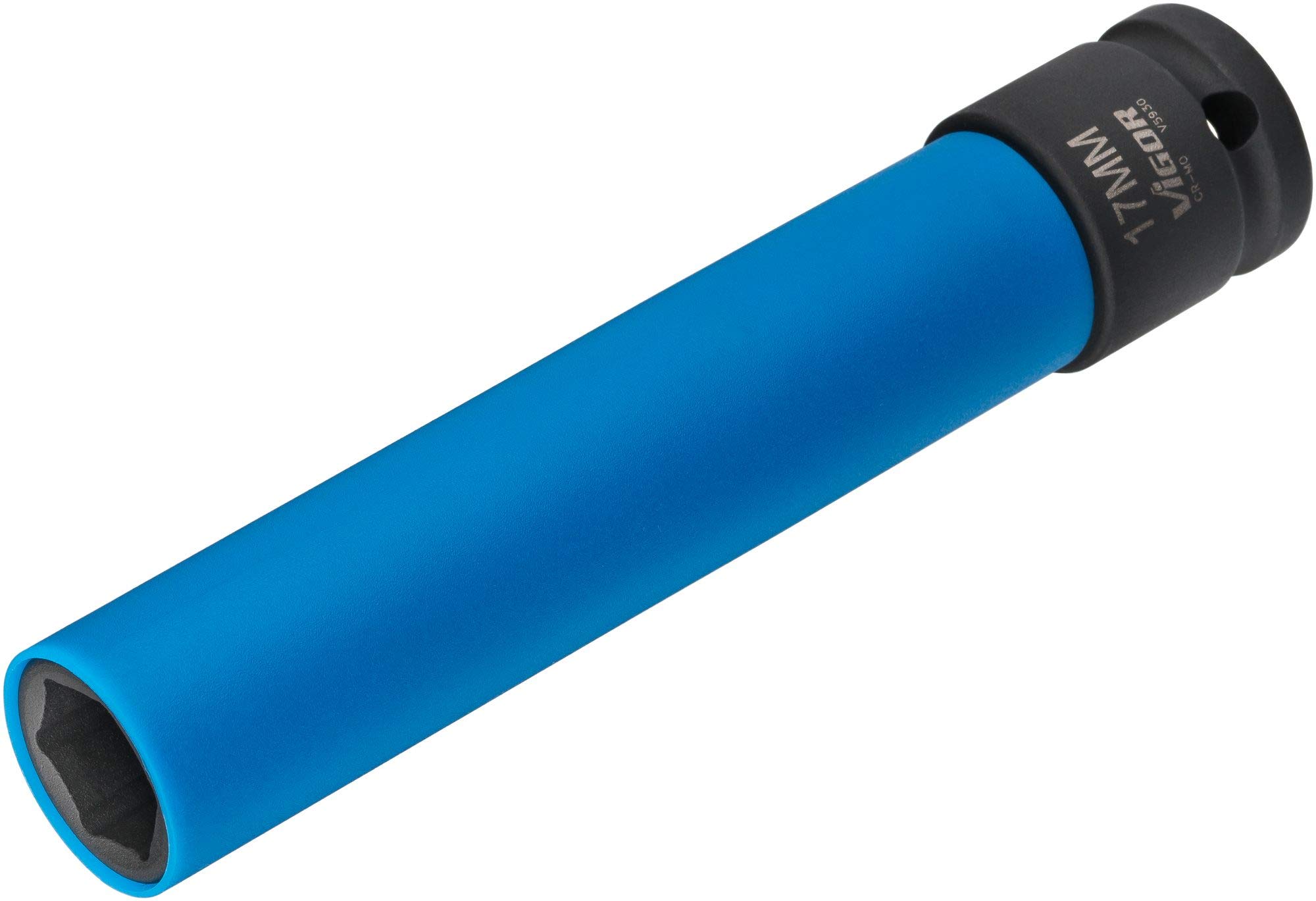 ViGOR Chiave a bussola SW17 Extra Lunga V5930, Inserto per chiavi a bussola e macchine operatrici,Avvitamento: cava quadrata 12,5 mm (1/2 pollice), uscita: profilo esagonale esterno,Extra Lunga