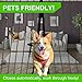 MONOLED Magnetic Screen Door, Screen Door, Durable Hands- Free Door Mesh Curtain with Full Frame Seal, Fits Door Size Up to 35
