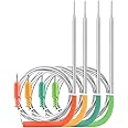 Inkbird WiFi Meat Thermometer 4-Pack Kit with Replacement Colored Probe, Compatible with IBBQ-4T