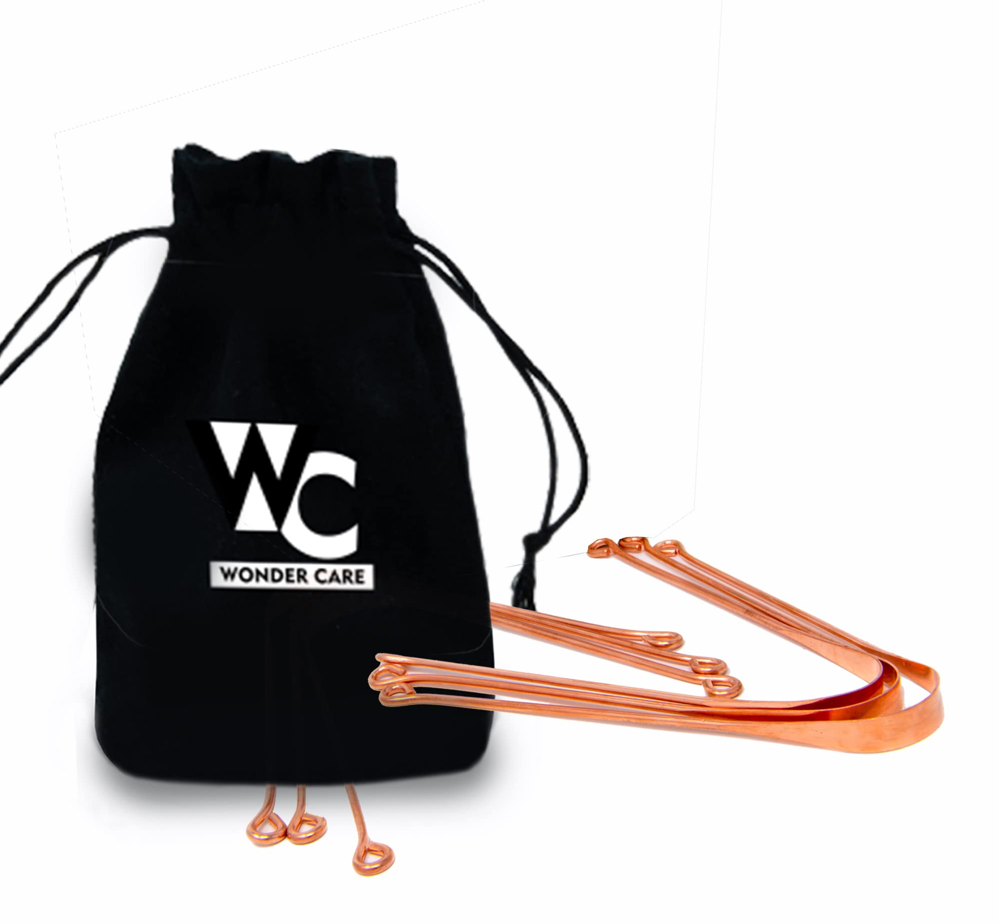 Wonder Care Tongue Scraper for Adults for Bad Breath Copper Tongue Cleaner for Oral Hygiene and Fresh Breath Pack of 6