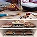 Gardo Meals 3 Compartment Food Containers with Airtight Lid and Sauce Cups, Bento Box, Lunch Box for Meal Prep, 21 Day Fix and Portion Control (Pack of 10)