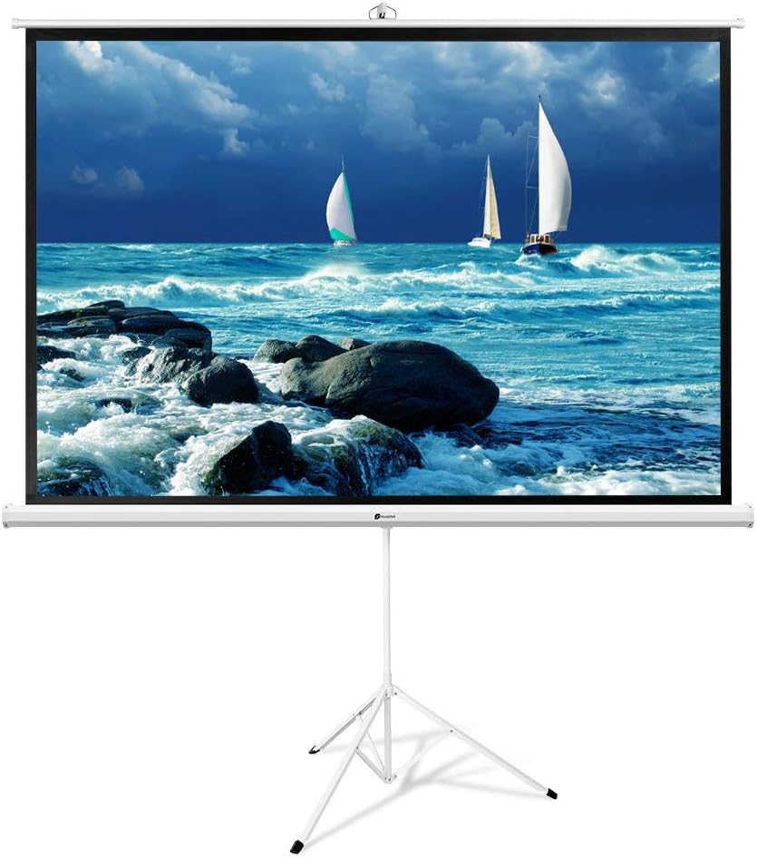 Pantalla de proyector 100" con soporte