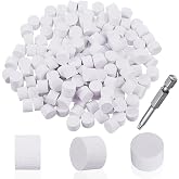 Innconee 500 Pcs Plugs for PVC Composite Deck Boards, 0.28"/7mm, Purple | Decking Systems Trim Traditional Plugs with T20 Installation Tool for 300 Linear Feet, 0.28x0.2 inch/7x5 mm Hole Covers