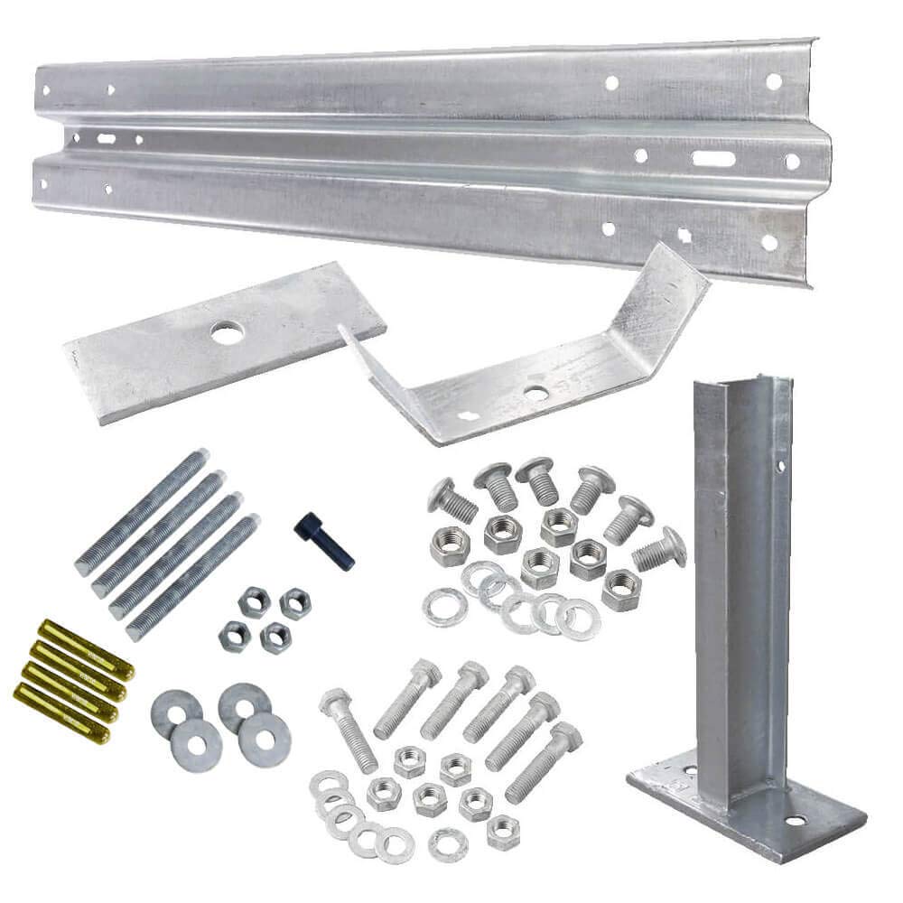 IPE-Pfosten zum Aufdübeln Profil B aus Stahl Stahl TMS PRO SHOP