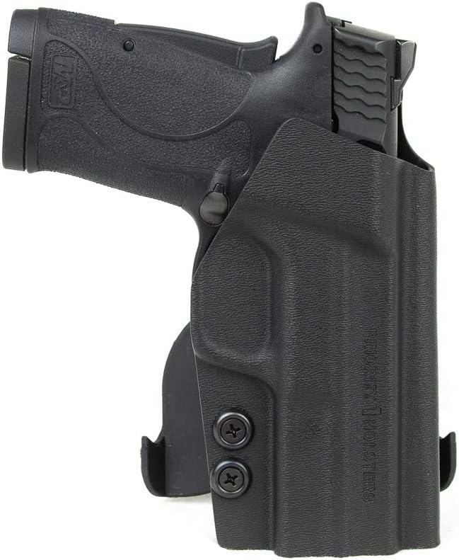amazon com priority 1 holsters outside the waistband holster for smith wesson m p 380 shield ez right handed owb kydex sports outdoors priority 1 holsters outside the waistband holster for smith wesson m p 380 shield ez right handed owb kydex