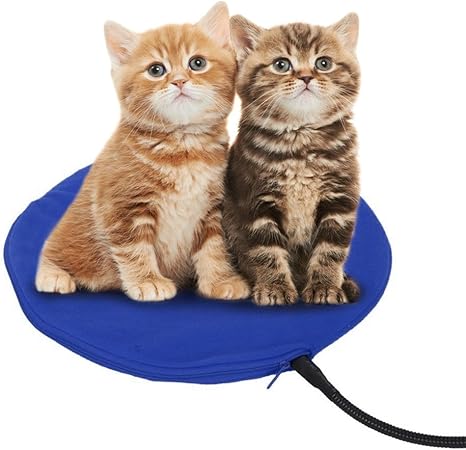Zuoao 12w Coussin Tapis Chauffant Pour Chien Chat Animaux De Compagnie 7 Niveaux De Température Réglable Avec Thermostat 2555c Tension Dentrée Dc