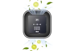 EEland Ozone Odor Eliminator 99% Cat Litter Deodorizer Pet Odor Eliminator for Home Ozone Ionizer Aroma Blocks 3-IN-1 Air Purifier for Room Wardrobe Toilet Shoe Cabinet Car New House Black (PET)