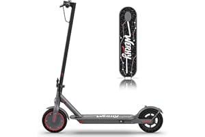WERHY Electric Scooter for Adults & Teens, 500W/350W Motor, 25/30/35 Km Long Range & 30/35 Km/h Max Speed, 10"/8.5" Solid Tires, Folding Commuter E-Scooter with Cruise Control, Dual Brake