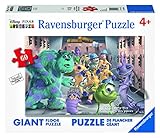 Ravensburger Disney Monsters Inc. The Whole Gang Floor 60 Piece Jigsaw Puzzle for Kids - Every Piece is Unique, Pieces Fit Together Perfectly