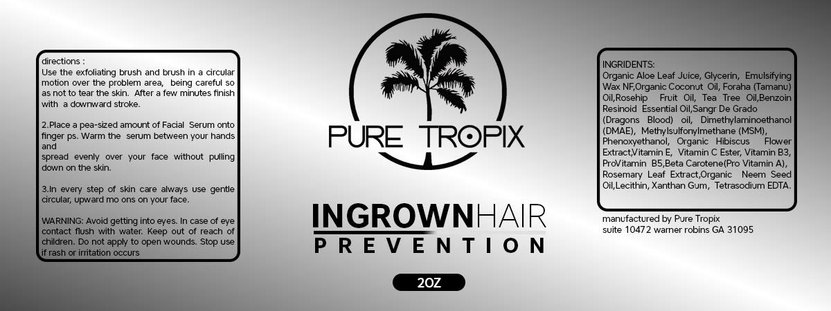 Amazon Com Pure Tropix Ingrown Hair Treatment Prevention For