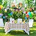 Supla 30 Pcs Jungle Animals Hanging Swirl Streamers Decorations Green Safari Party Forest Animal Party Swirls Foil Hanging Ceiling Décor Swirl Streamers with Assorted Animal Cutouts for Baby Shower Kids 1st Birthday Nursery School Classroom Bedroom Bathroom Table Ceiling Decor