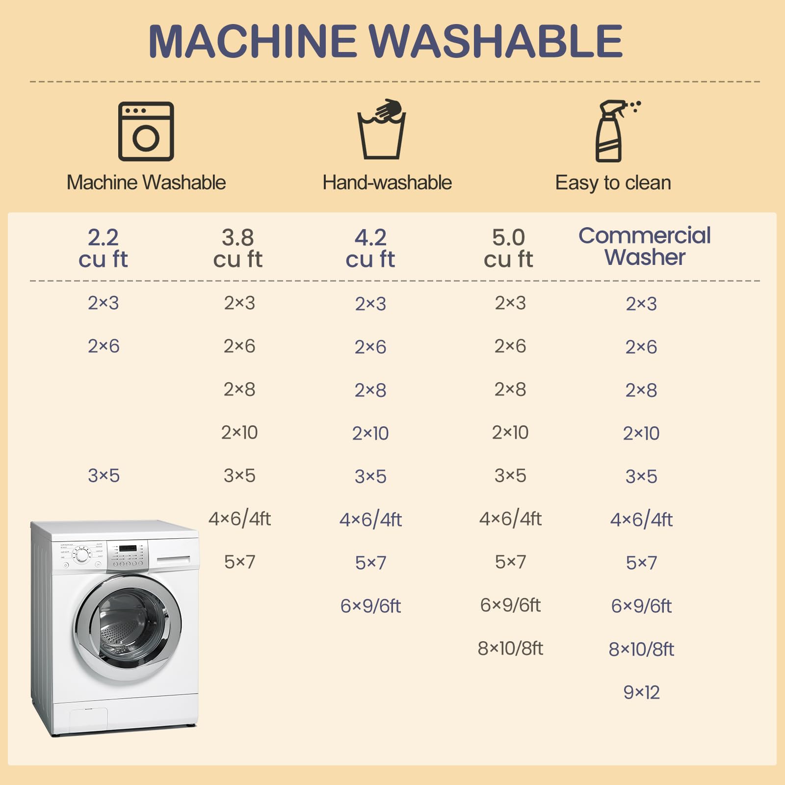 CAPALOCA 2x3 Area Rug Bohemian Rugs with Print