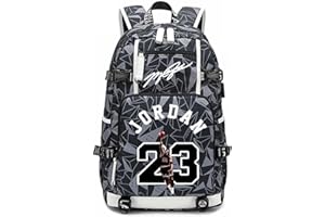 GENERIC Basketball star J-ordan multifunctional backpack waterproof travel backpack fan schoolbag unise (D2)
