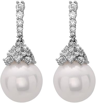 Bridal Earrings Wedding Jewelry Pearl 